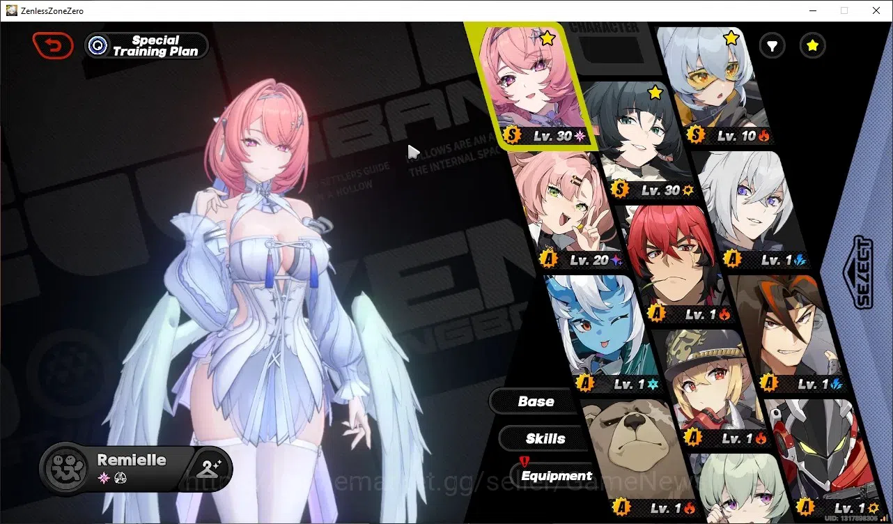 Zenless Zone Zero Accounts Starter ASIA|IK32|2 Limited (Remielle,Jane Doe)+Sign +1 STD Char (Soldier 11)|MC Wise|Take 1