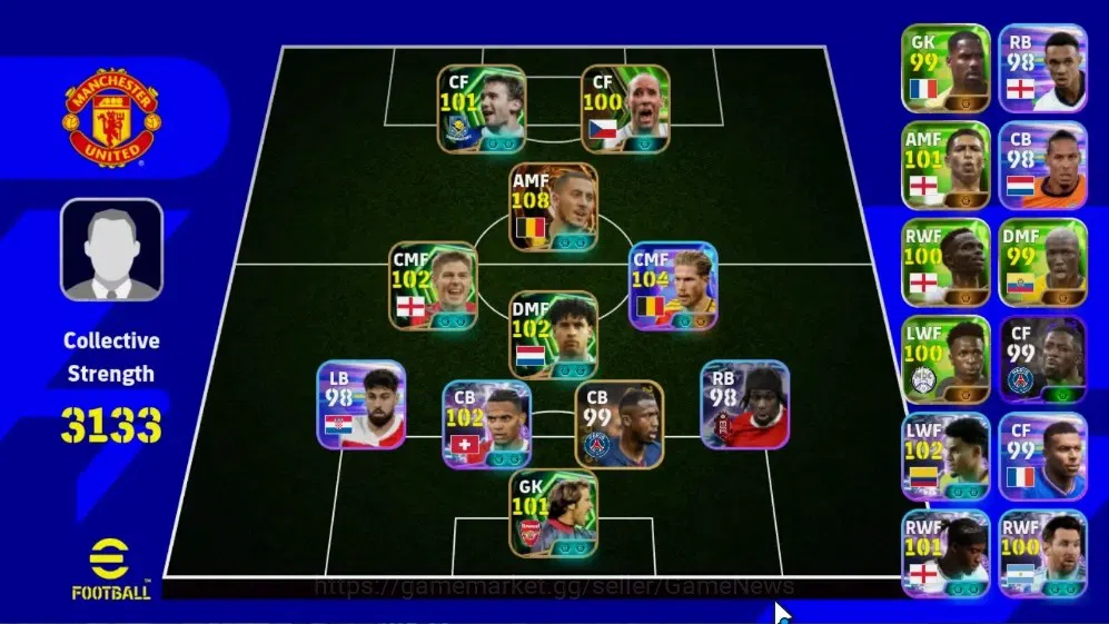 eFootball Accounts Legends & Iconic Players Android|Big Time E.Hazard '18|Epic Gerrard,Rijkaard,David Seaman,Shevchenko,Jan 1