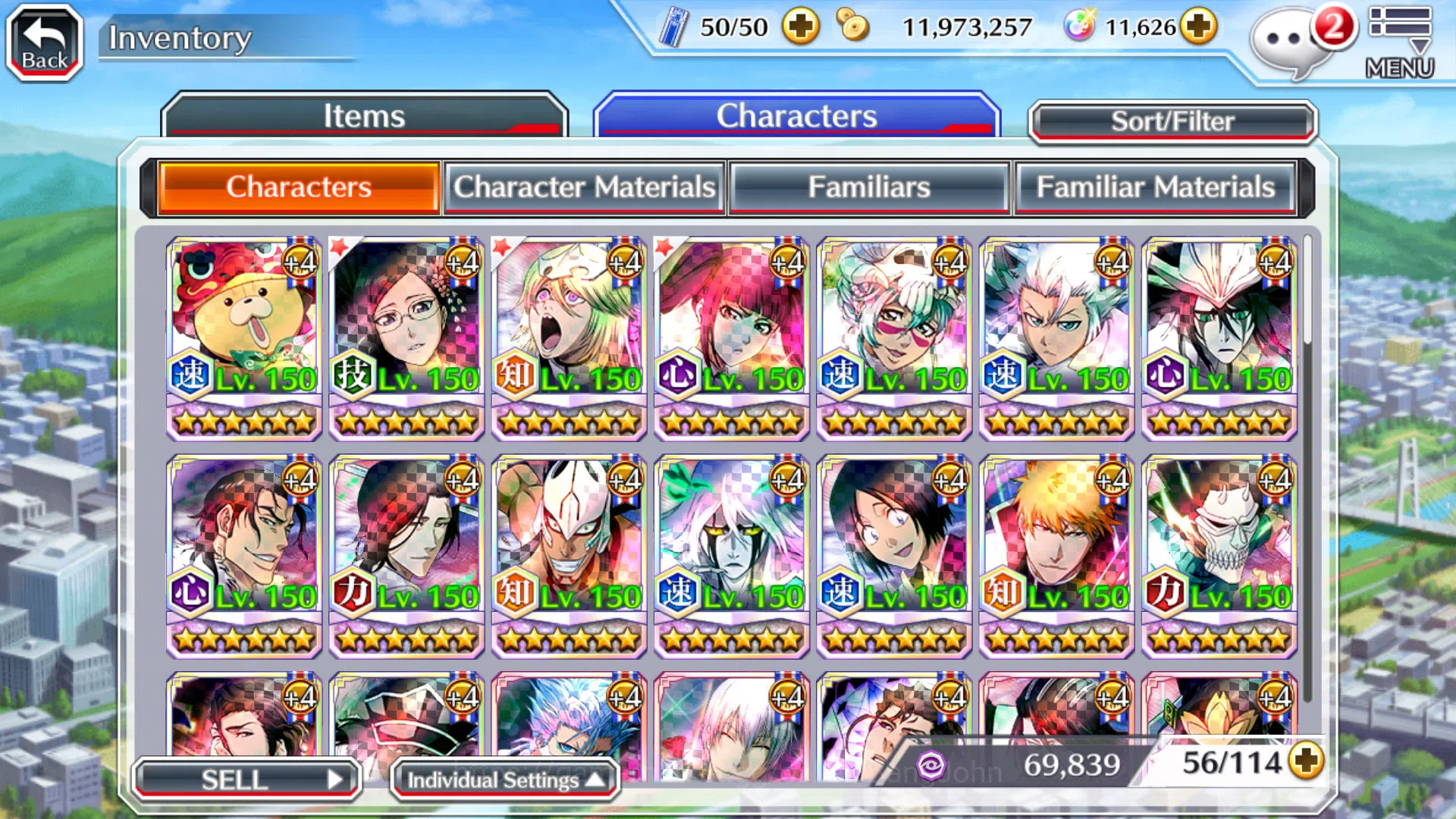 Bleach: Brave Souls Accounts Starter GLOBAL]11K Orb+Fresh All 6