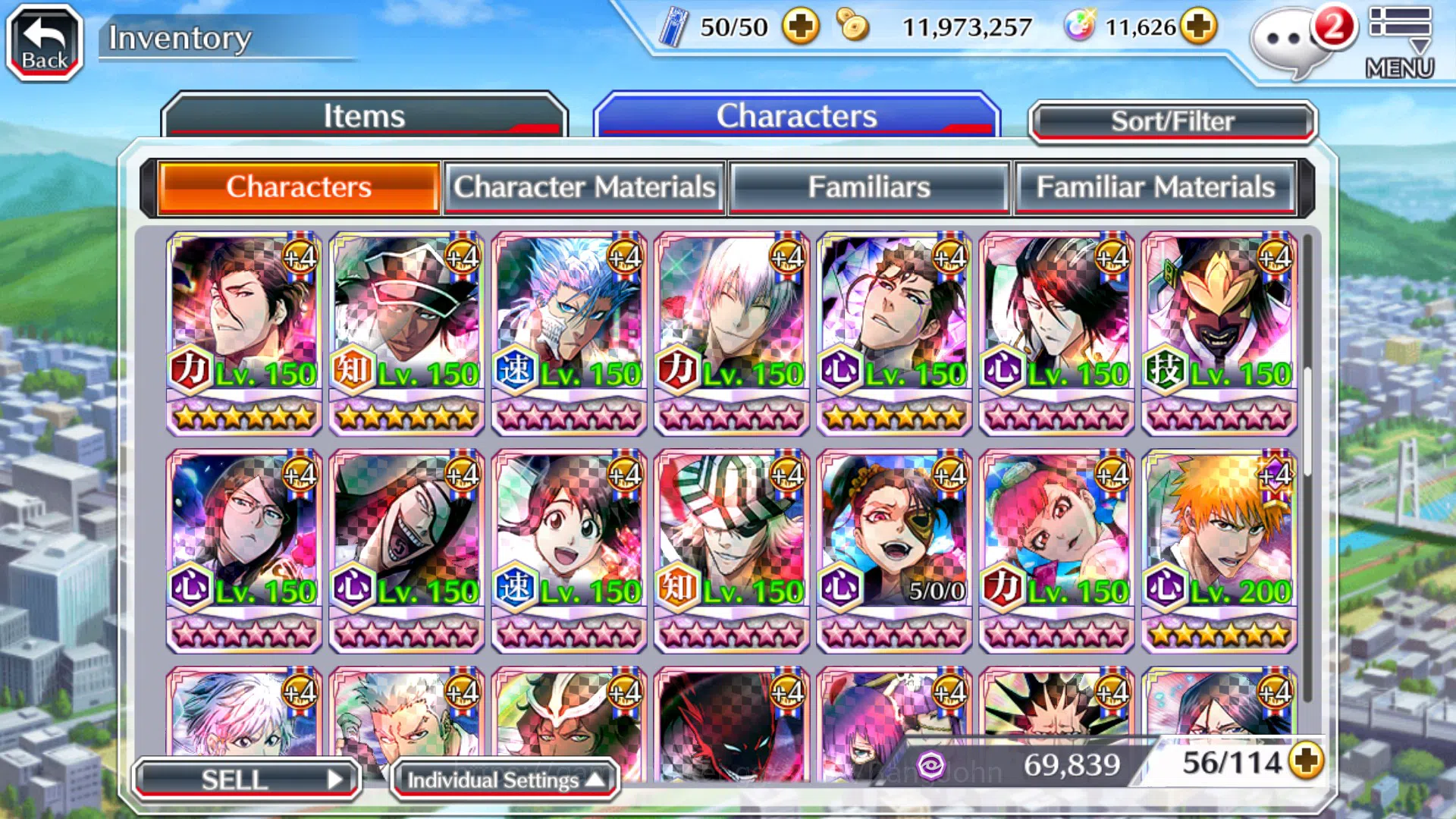 Bleach: Brave Souls Accounts Starter GLOBAL]11K Orb+Fresh All 7