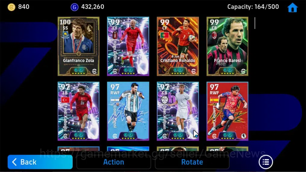eFootball Accounts Android|BigTime Ronaldo 8Jun'25|11 Epic Gianfranco image 5