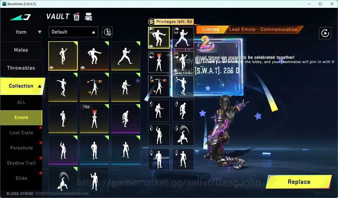 Blood Strike Accounts ASIA | 6 Collab Skins | Eternal UMP45-Infinite |2  image 16