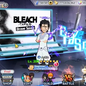 Bleach: Brave Souls Accounts High-End Global|593K BP+50K Orb|End Story|3K BS,550 PremAccTicket|Ulquiorra,Grimmjow