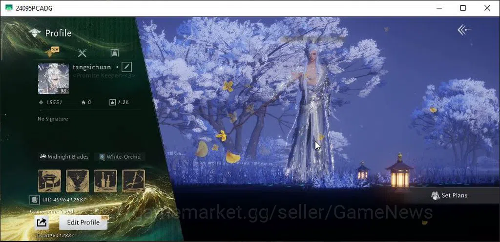 Where Winds Meet Accounts GLOBAL|Lv 90|GS 21K|Abyss Conq 5|Mirrored Heart+El image 1