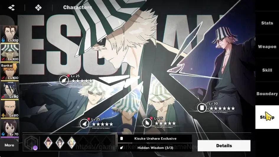 BLEACH: Soul Resonance Accounts NuverseSEA|LV 71|8 SSR [(AizenB5,UrahB2,Ichigo,Bya image 10