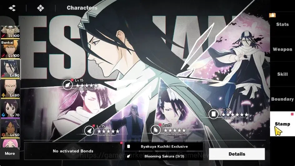 BLEACH: Soul Resonance Accounts NuverseSEA|LV 71|8 SSR [(AizenB5,UrahB2,Ichigo,Bya image 16