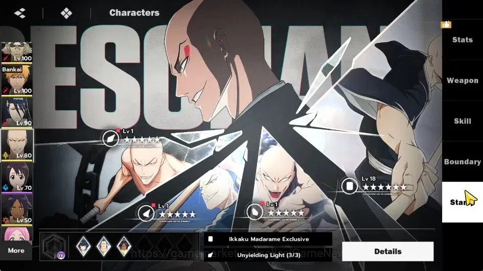 BLEACH: Soul Resonance Accounts NuverseSEA|LV 71|8 SSR [(AizenB5,UrahB2,Ichigo,Bya image 20