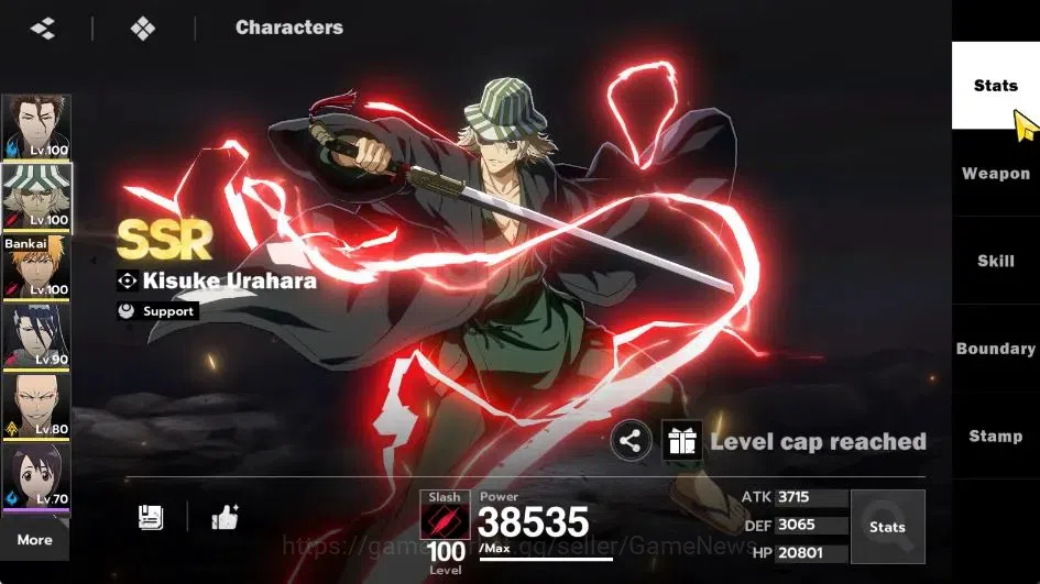BLEACH: Soul Resonance Accounts NuverseSEA|LV 71|8 SSR [(AizenB5,UrahB2,Ichigo,Bya image 7