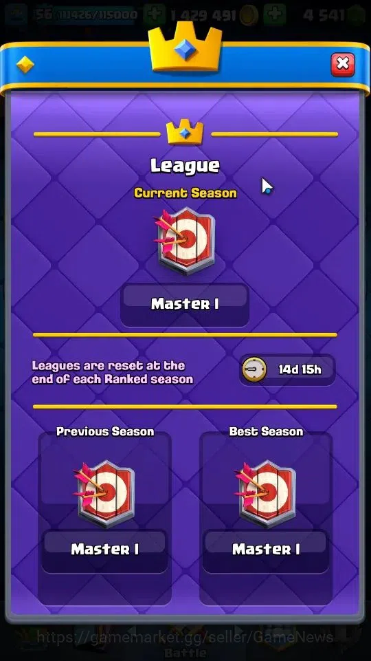 Clash Royale Accounts Lv56|KTL 15|Trophy 8172|Card 121|16 EVO,2 Hero,8 C image 4