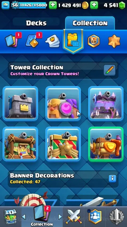 Clash Royale Accounts Lv56|KTL 15|Trophy 8172|Card 121|16 EVO,2 Hero,8 C image 9
