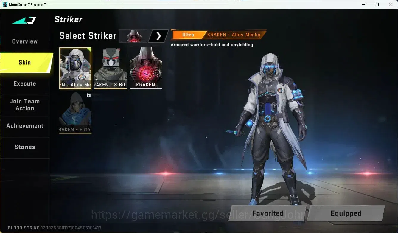 Blood Strike Accounts ASIA|MELE=BUTFLY KNIFE (ULTRA)|ULTRA=KRAKEN,ORIGIN image 3