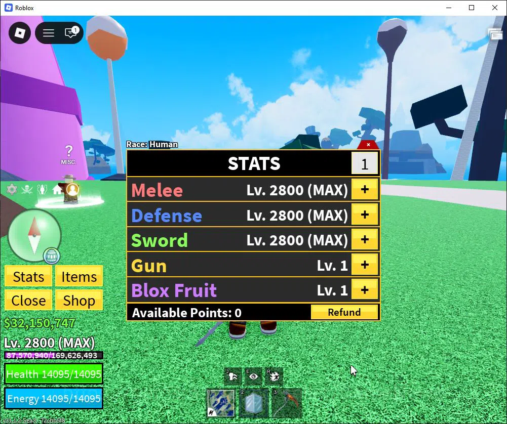 Roblox Accounts Blox Fruit |Lv Max+Ice,GodHuman|32M Beli 59K Frag| image 1