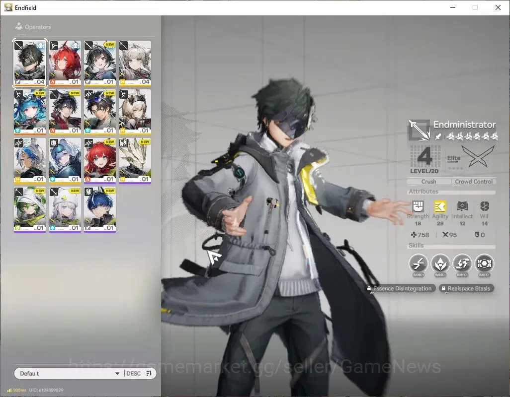 Arknights: Endfield Accounts NA/EU|Lv2|Fresh Starter|2SSR(1Limited)|Leavatain,Last Rite|Skip Tutorial|Ars 3