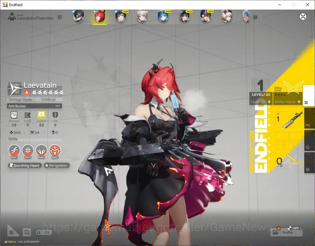 Arknights: Endfield Accounts NA/EU|Lv2|Fresh Starter|2SSR(1Limited)|Leavatain,Last Rite|Skip Tutorial|Ars 4