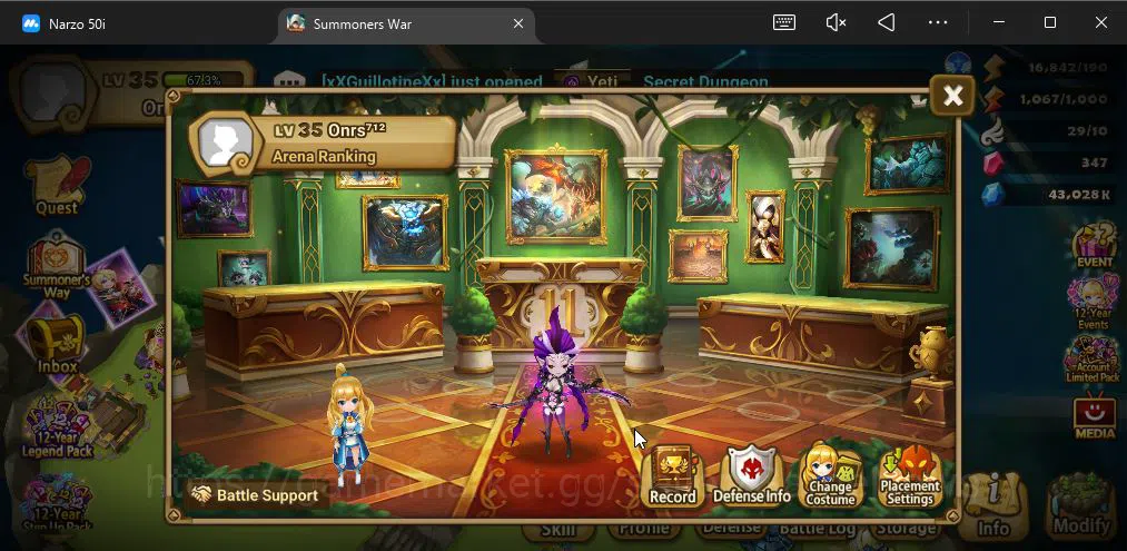 Summoners War: Sky Arena Accounts ASIA Lv 35| 1 LD[Craka] | 16 Total NB5[Triton,Tesh image 2