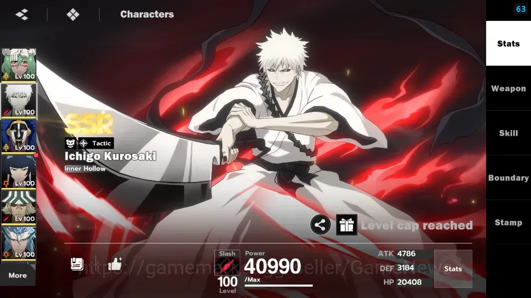 BLEACH: Soul Resonance Accounts NuverseSEA|LV 73|10 SSR[NellielB4,IchigoIHB2,Mayur image 7