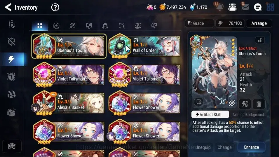 Epic Seven Accounts Global Unverif|New Era|2 ML(Rhiana&Luciel,LQ Charl image 15