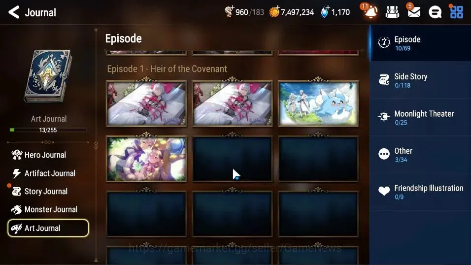 Epic Seven Accounts Global Unverif|New Era|2 ML(Rhiana&Luciel,LQ Charl image 19