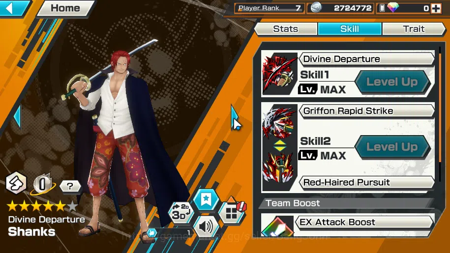 One Piece Bounty Rush Accounts GLOBAL | ex 4 | borsalino, DD shanks, great pirate image 5