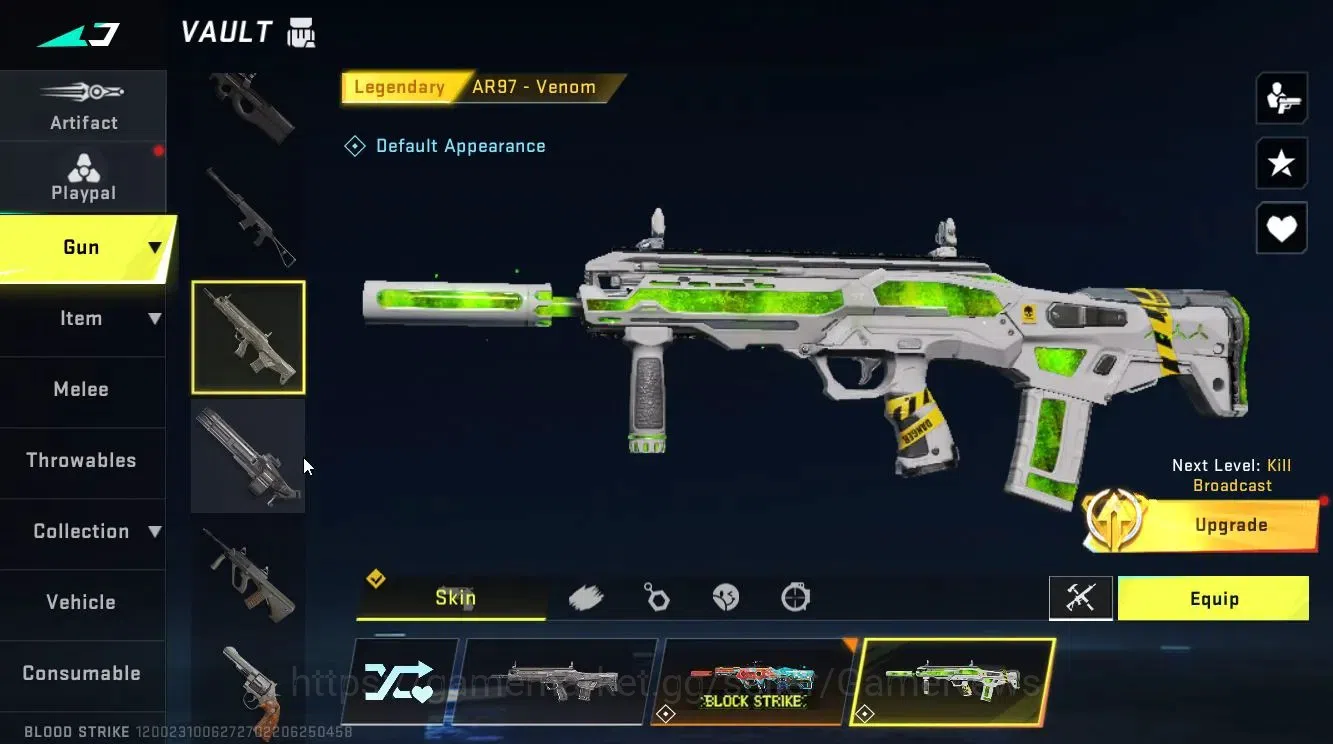 Blood Strike Accounts ASIA|ULTRA MELEE Lightslade-DarkForce+[AR97-Bit St image 8
