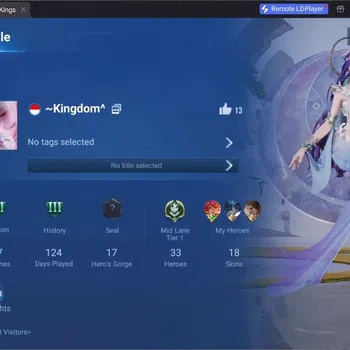 Honor of Kings Accounts Rare Skin Global | 33H 18S |KIC Luna|Legend Angela|2 Event Exclusive|HonorPass meng Ya|More