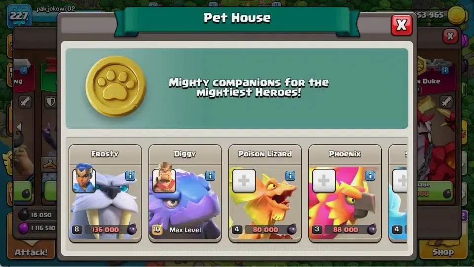 Clash of Clans Accounts Global | TH 18-BH 10 | LVL 227 | AQ 73 ,MP 52 ,GW image 11