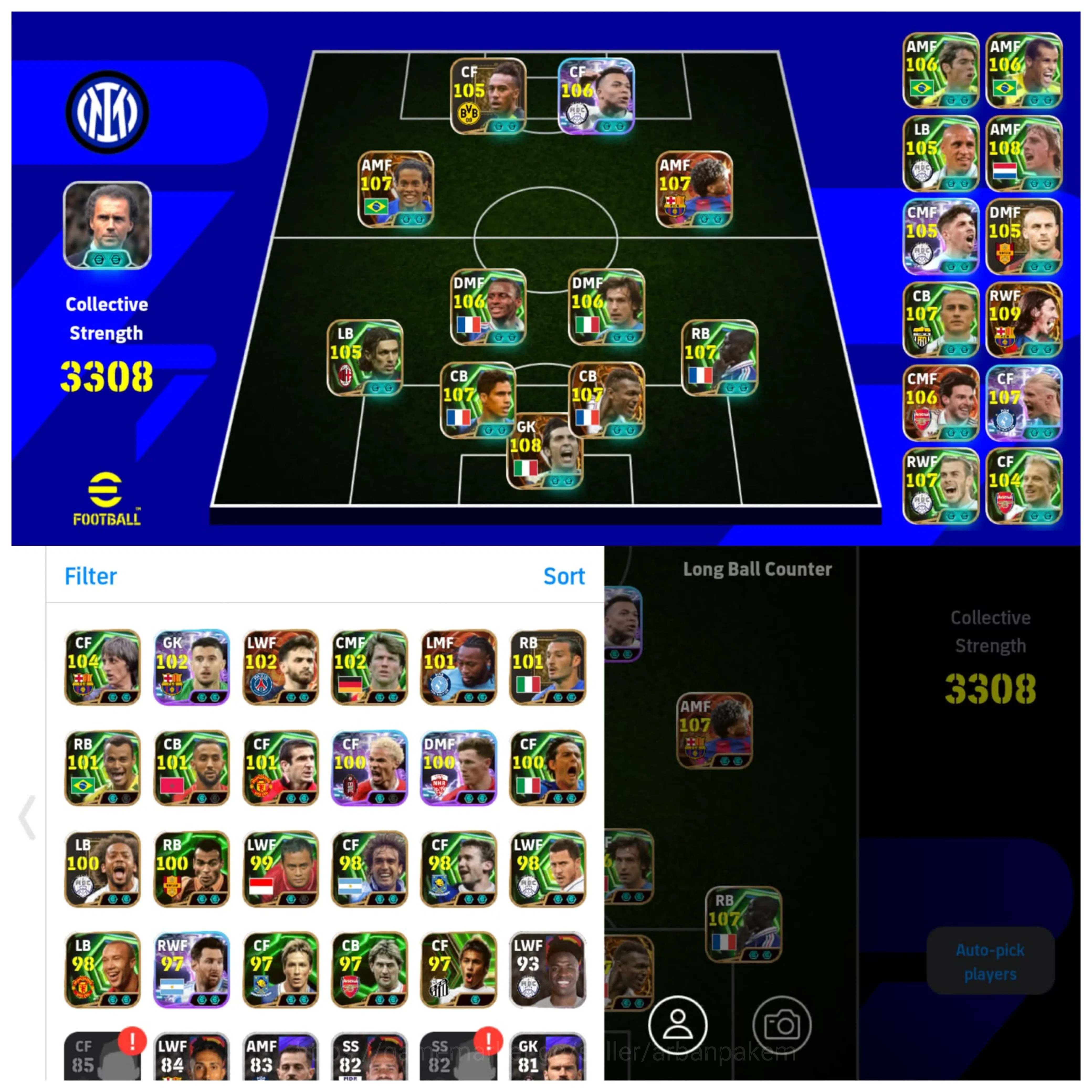 eFootball Accounts Meta Player 3308 strength|| YAMAL X MBAPE BEAST 1