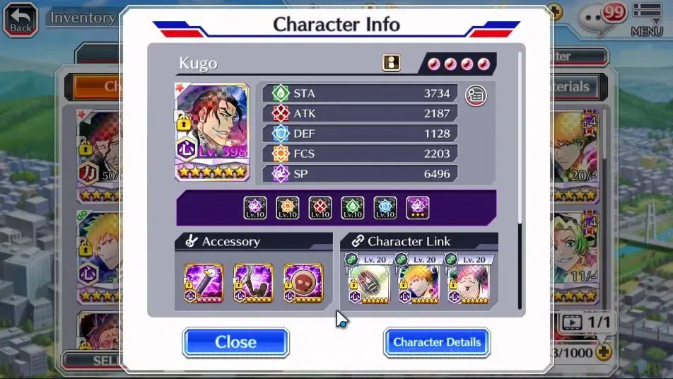 Bleach: Brave Souls Accounts GLOBAL 1,9M POWER + 69K ORB|4 MT((Shunsui Fierce,K image 20