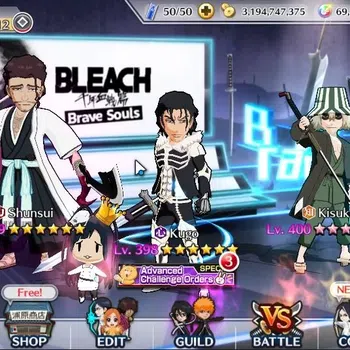 Bleach: Brave Souls High-End GLOBAL 1,9M POWER + 69K ORB|4 MT((Shunsui Fierce,K image 1