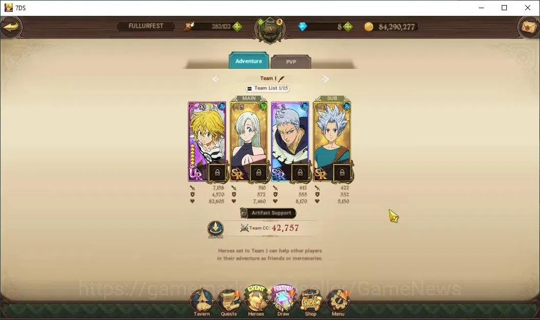 The Seven Deadly Sins: Grand Cross Accounts Global|379K CC|1 LR+6 UR|Elizabeth,Sklud,MerEsca,T image 7