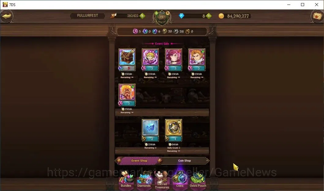 The Seven Deadly Sins: Grand Cross Accounts Global|379K CC|1 LR+6 UR|Elizabeth,Sklud,MerEsca,T image 9