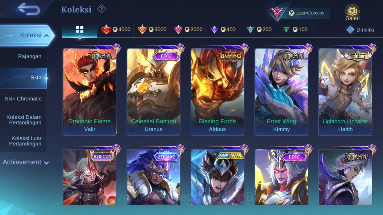 Mobile Legends: Bang Bang Accounts Hero 132 Skin 364 | Legend Franco | KOF Gusion, Dy image 10