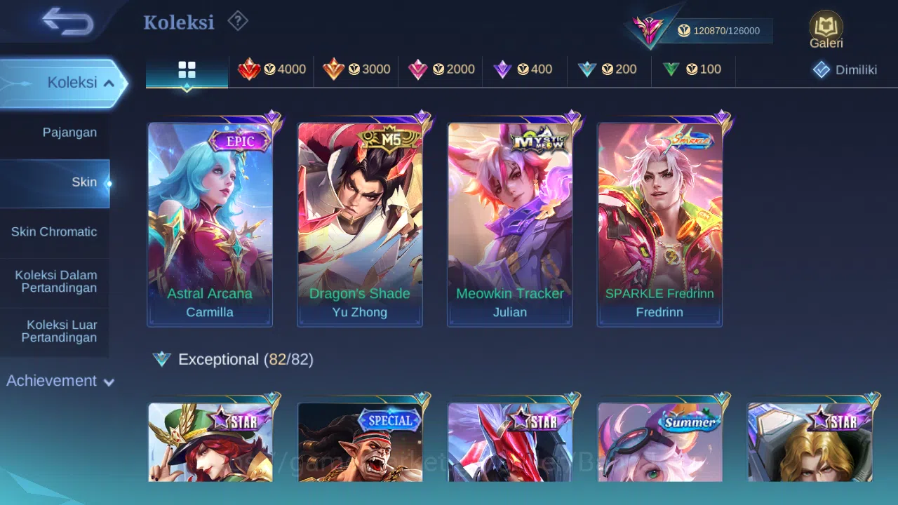 Mobile Legends: Bang Bang Accounts Hero 132 Skin 364 | Legend Franco | KOF Gusion, Dy image 11