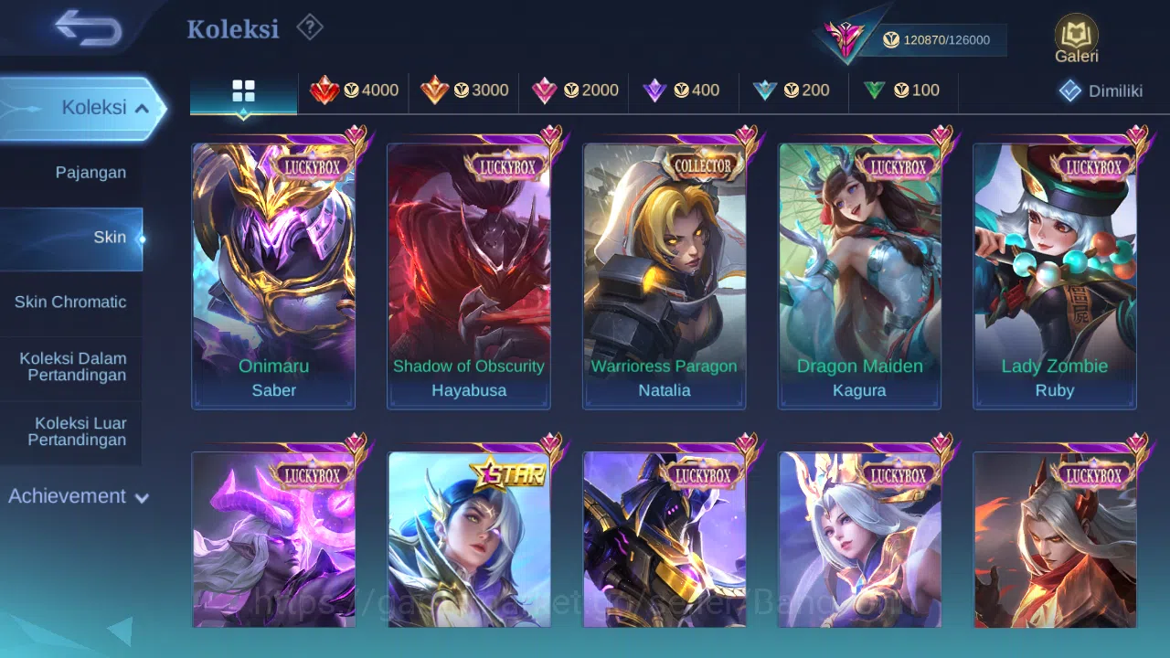 Mobile Legends: Bang Bang Accounts Hero 132 Skin 364 | Legend Franco | KOF Gusion, Dy image 5