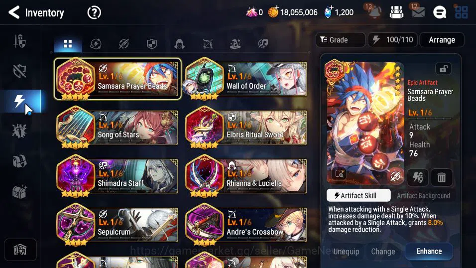 Epic Seven Accounts GLOBAL Unverif|New Era|4 ML(BW Iseria,A Laika,D Li image 10