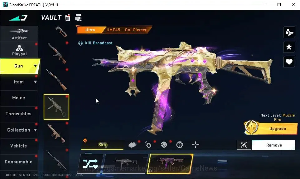 Blood Strike Accounts ASIA|ETERNAL EMMA-Luxie|2 ULTRA Melee[BUTTERFLY KN image 7
