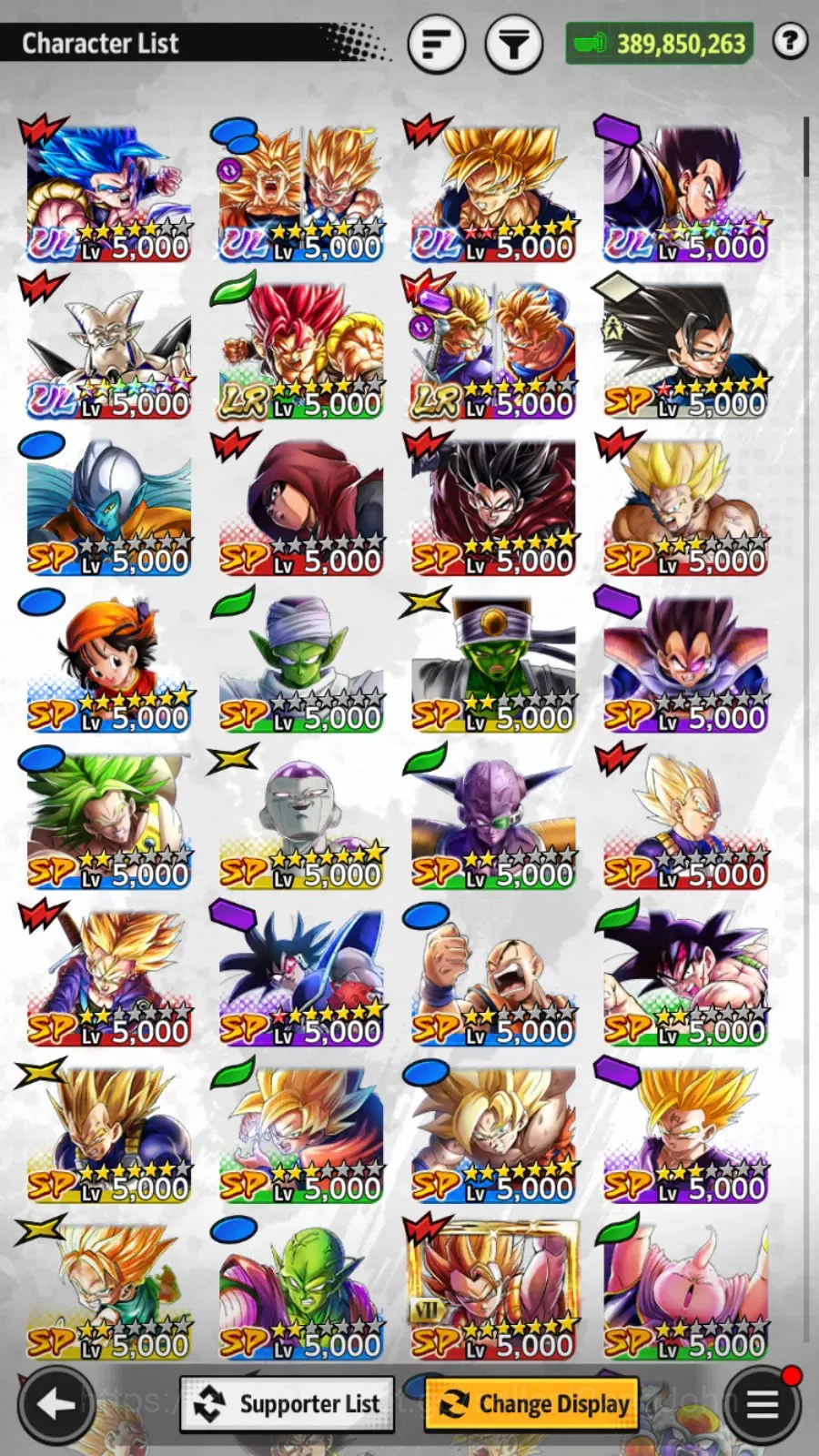 Dragon Ball Legends Accounts High-End Android | Lvl 157|389M Total Power|920 CC|2 LR|5 UL|LR SSGShallet,SS 15