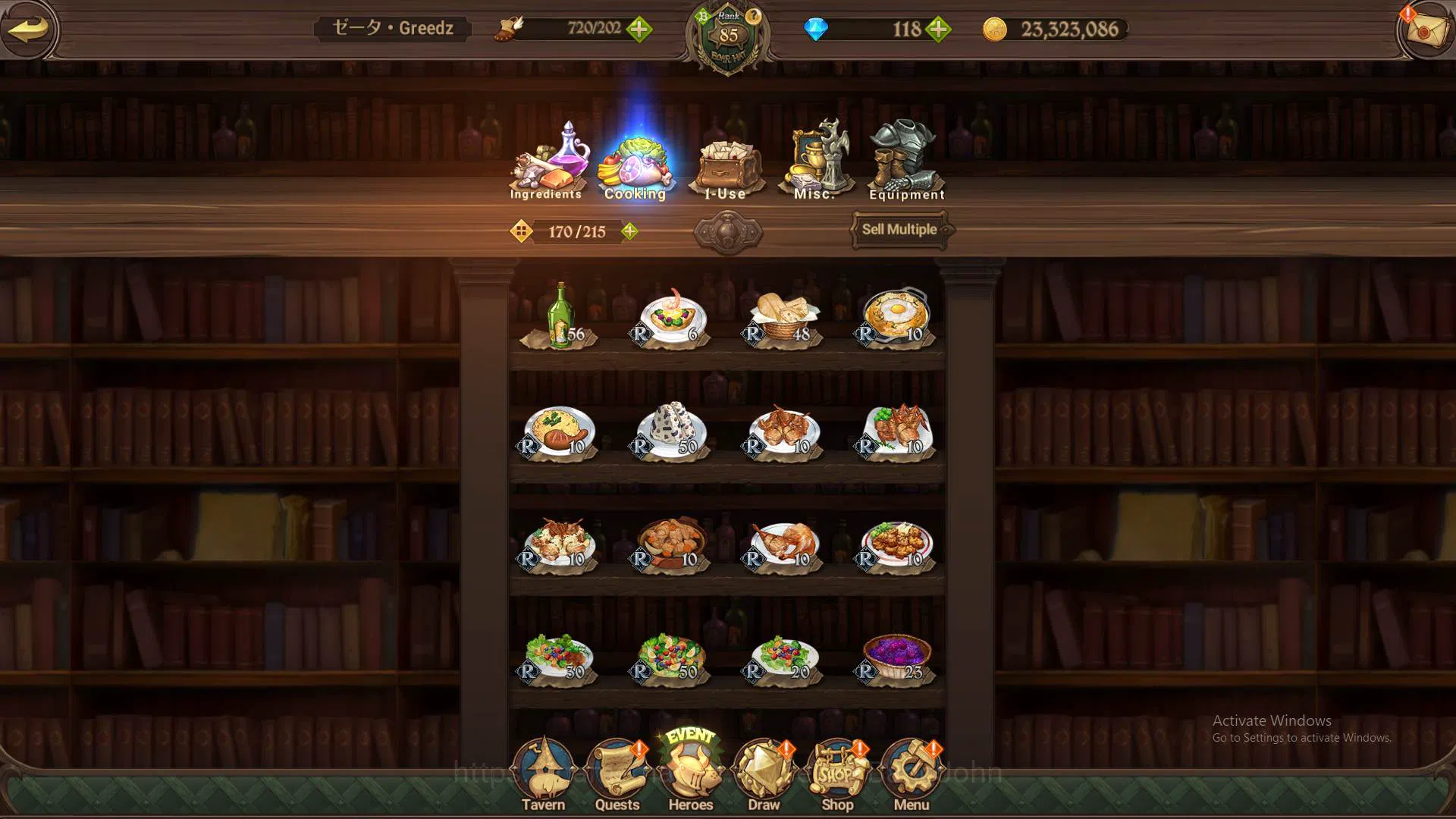 The Seven Deadly Sins: Grand Cross Accounts Others ASIA|3.4m CC|Full CollabFF Sho5/6|UR 4