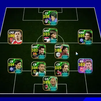 eFootball Accounts Legends & Iconic Players Android|21 Epic Lothar Matthaus,Gabriel Batistuta,Franco Baresi,Christian