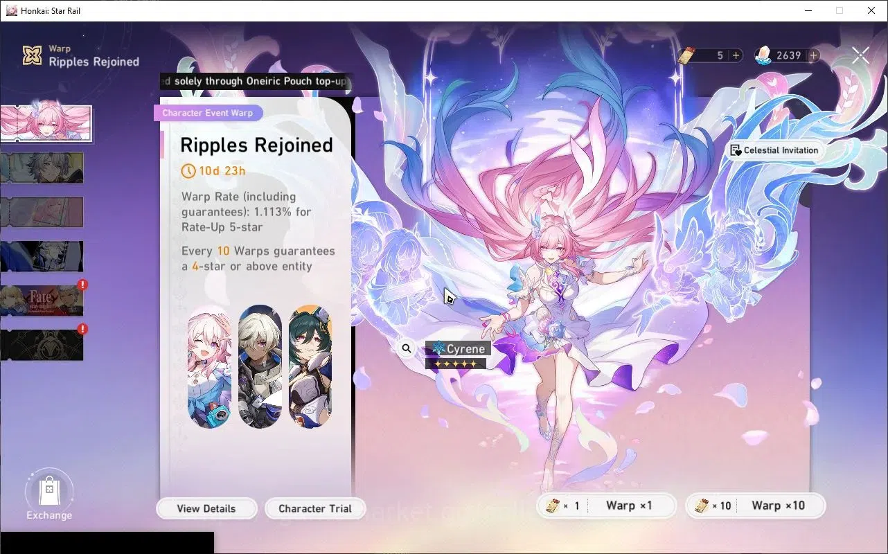 Honkai Star Rail Accounts Asia|Free ZZZ|TL 65|8 Limited|1 PremTeam|(Evanesci image 16
