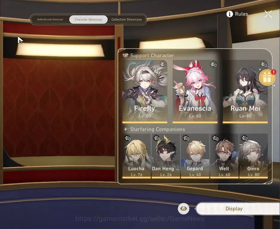 Honkai Star Rail Accounts Asia|Free ZZZ|TL 65|8 Limited|1 PremTeam|(Evanesci image 4