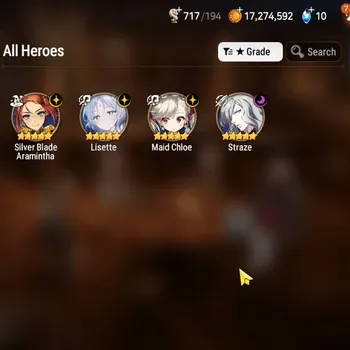 Epic Seven Accounts Limited Hero GLOBAL UnVerif|NewEra|4 ML(Lisette,Straze,SB Aramintha,Maid