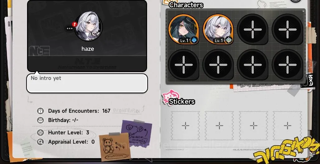 Neverness to Everness Accounts SEA Starter| HL3 | 1 Limit Blackbird+Glider | MC Female | TakeMail | Check SS | NTE877Z 1