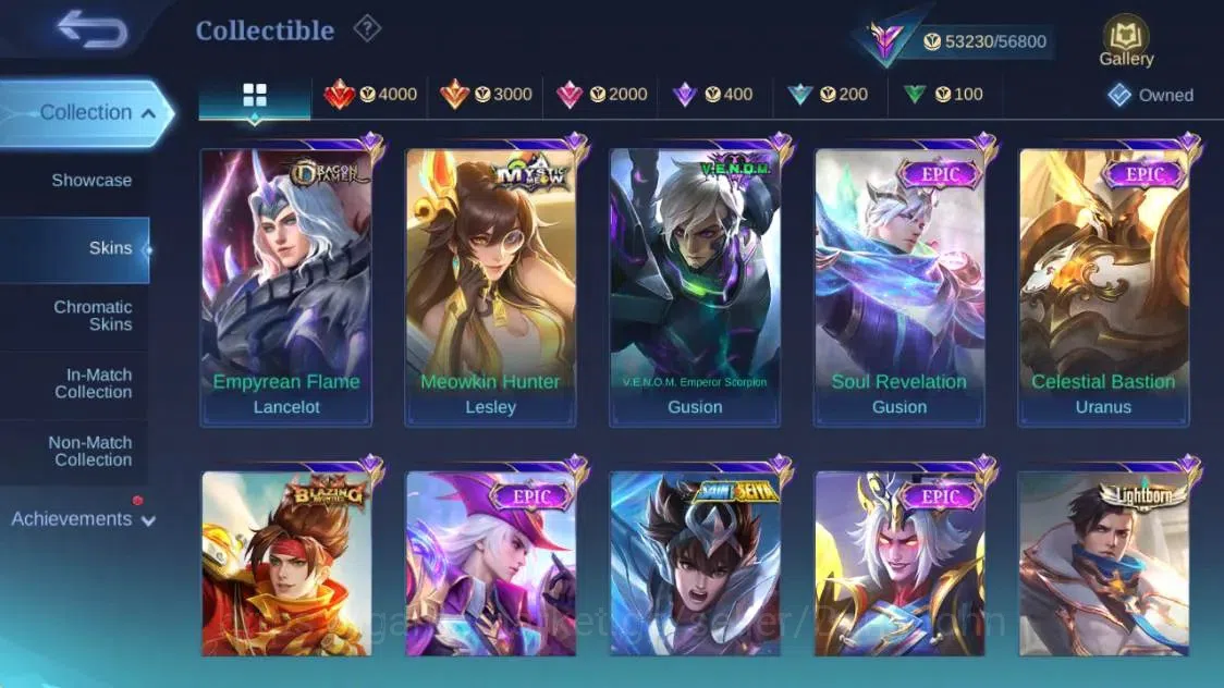 Mobile Legends: Bang Bang Accounts Global|Hero 91|Skin 190|Renowned|PRIME GR|Transfor image 15