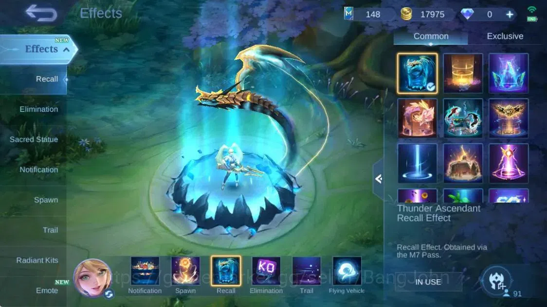 Mobile Legends: Bang Bang Accounts Global|Hero 91|Skin 190|Renowned|PRIME GR|Transfor image 6