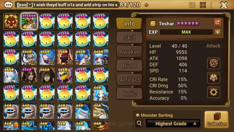 Summoners War: Sky Arena Accounts Starter GLOBAL | NB 5 TESHAR,Starter Gacha 115 12Y+160 11Y Scrool, 3 Legendary All 2