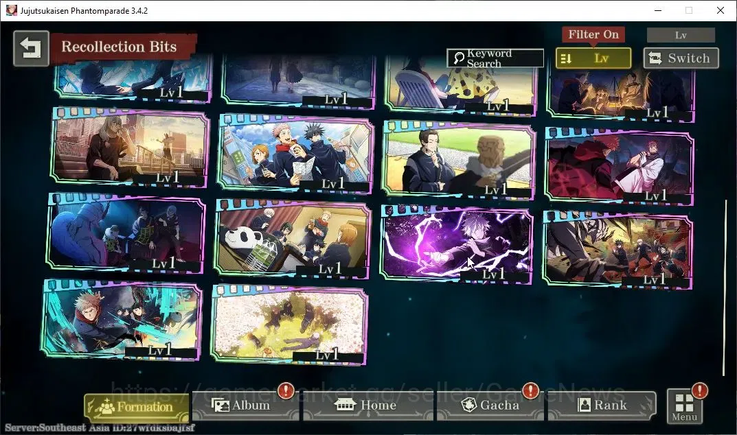 Jujutsu Kaisen: Phantom Parade Accounts SEA |PR 1|9 SSR 2 Limited|Executioner Yuta,Entrust image 5
