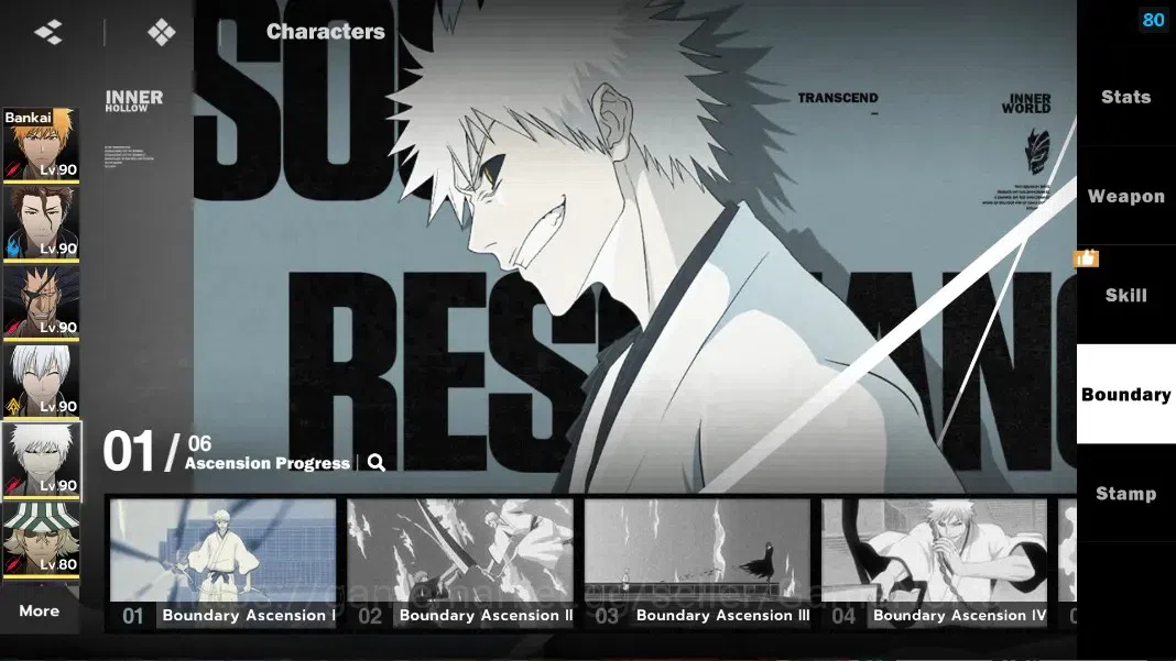 BLEACH: Soul Resonance Accounts NuverseSEA|LV 69|9 SSR [IchigoIH B1,IchigoB B1,Aiz image 18