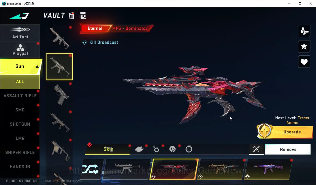 Blood Strike Accounts ASIA|1 ETERNAL MP5-Dominator|10 ULTRA[UMP45,INP9,E image 10