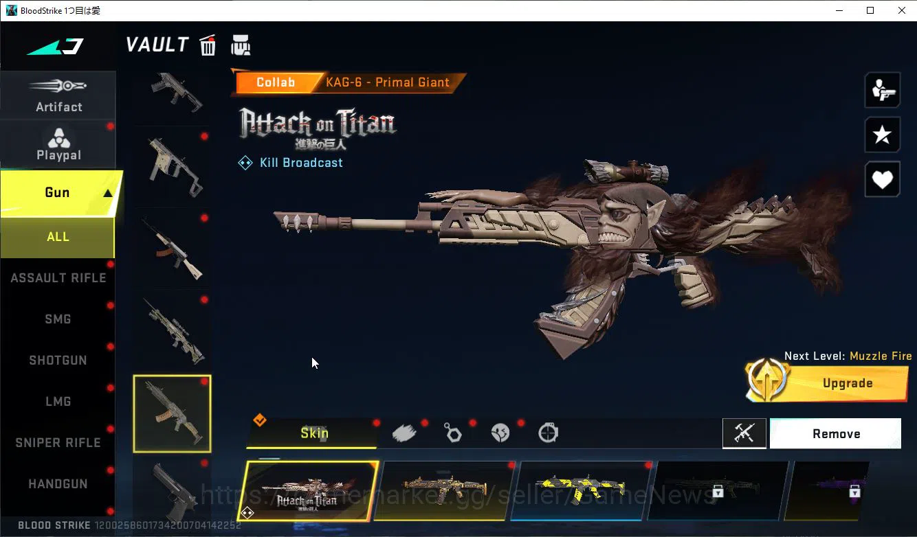 Blood Strike Accounts ASIA|1 ETERNAL MP5-Dominator|10 ULTRA[UMP45,INP9,E image 18